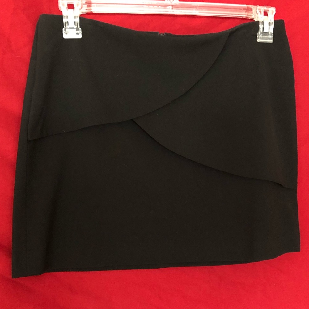 Black short skirt